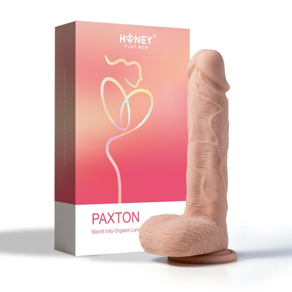 PAXTON App-Controlled Lifelike Sex Dildo Vibrator With Suction Cup 8.5 Inch