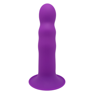 Hitsens 3 Purple Dual Density Silicone Dildo