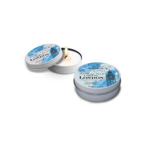 Petits Joujoux Massage Candle Tin - A Trip To London